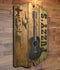 CUSTOMIZABLE 3D Wooden Guitar Tavern Sign - Country Theme