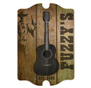 CUSTOMIZABLE 3D Wooden Guitar Tavern Sign - Country Theme - FRONT