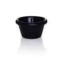 Black - 3 oz. Smooth Melamine Ramekin - 12/pack