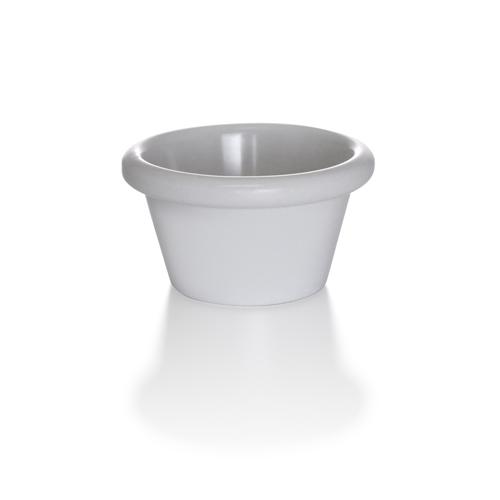 White - 3 oz. Smooth Melamine Ramekin - 12/pack