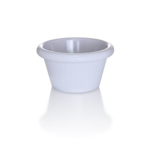 White - 3 oz. Smooth Melamine Ramekin - 12/pack