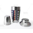 Designer 16oz. Cocktail Shaker - 3 Piece - Aztec