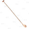 BarConic® Copper Plated Bar Spoon w/ Muddler Tip - Professional Grade - 40cm Length 