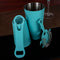 4 piece Bar Set with V rod - Mint Blue