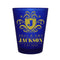 CUSTOMIZABLE - 1.5oz Blue Frosted Shot Glass - Crest (Version 3)