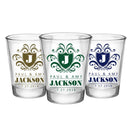  CUSTOMIZABLE - 1.75oz Clear Shot Glass - Crest (Version 3)