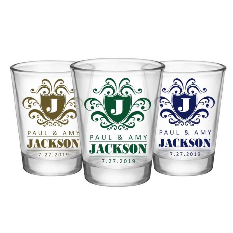  CUSTOMIZABLE - 1.75oz Clear Shot Glass - Crest (Version 3)