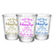 CUSTOMIZABLE - 1.75oz Clear Shot Glass - Happily Ever After