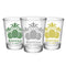 CUSTOMIZABLE Clear Wedding Shot Glass - Pineapples- 1.75oz