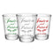 CUSTOMIZABLE - 1.75oz Clear Wedding Shot Glass - Simplistic