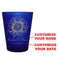 CUSTOMIZABLE - 1.5oz Blue Frosted Shot Glass - Sunflower