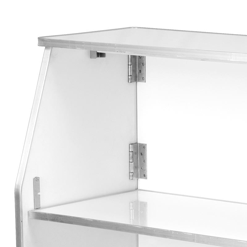 Portable Bar - 4 ft. White Laminate