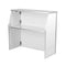 Portable Bar - 4 ft. White Laminate