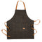 BarConic® Black Denim Apron w/ Adjustable Straps