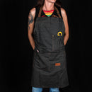 BarConic® Black Denim Apron w/ Adjustable Straps