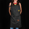 BarConic® Black Denim Apron w/ Adjustable Straps