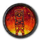 Wood Barrel Top Sign/Clock - Tiki Hot Lava