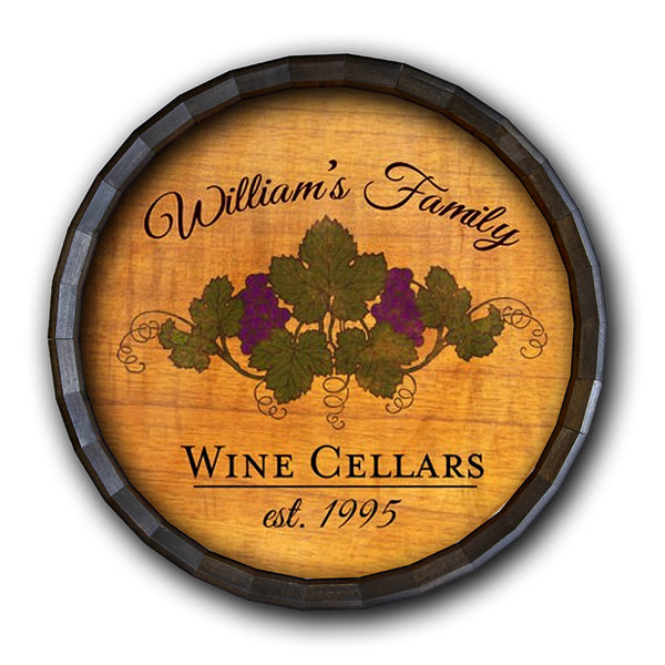 Barrel Top Tavern Sign - Wine Cellar