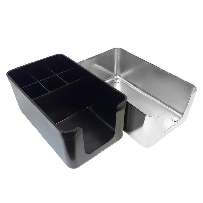 2 Piece Napkin Caddy Chrome