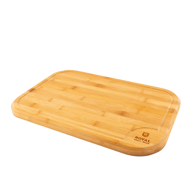 Rounded Cutting Board - Bamboo - 18" x 12"