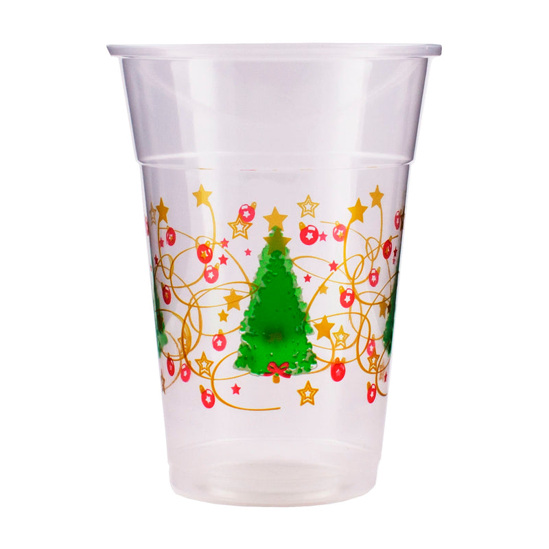 20 ct Christmas Tree Plastic Cups - 16 ounce