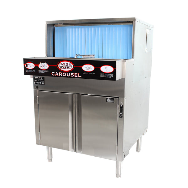 CMA Low Temp Under Counter Glasswasher w/ 3.0 kW Electric Tank Heater & Circular Conveyor