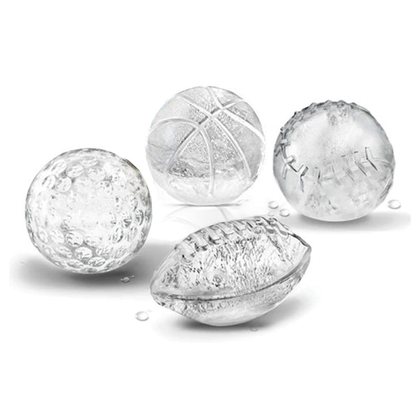 Sports Ball Ice Molds - Set of 4