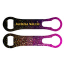 PINK BLACK GLITTER V-ROD® BOTTLE OPENER –  ADD YOUR NAME