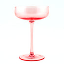 8 ounce - Mid Century Champagne Coupe - Blush