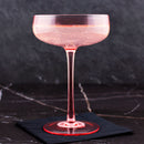 8 ounce - Mid Century Champagne Coupe - Blush