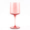 13.5 ounce - Mid Century Wine Glass - Blush