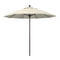 California Umbrella 9' Pole Push Lift SUNBRELLA With Bronze Aluminum Pole - Antique Beige Fabric