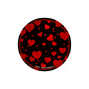 Round Foam Coaster - Hearts Design - 4 Inch