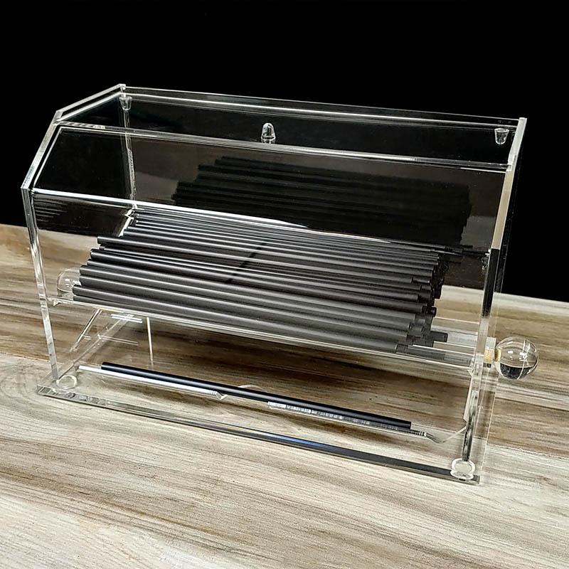 Acrylic - Straw Dispenser 10"