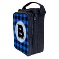 Bartender Tote Bag - ADD YOUR NAME Plaid Patterns - BLUE