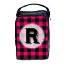 Bartender Tote Bag - ADD YOUR NAME Plaid Patterns - PINK