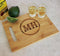 Personalized Bamboo Cutting Board and Shot Glass Set