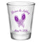 Add Your Name Peacock Wedding Shot Glass