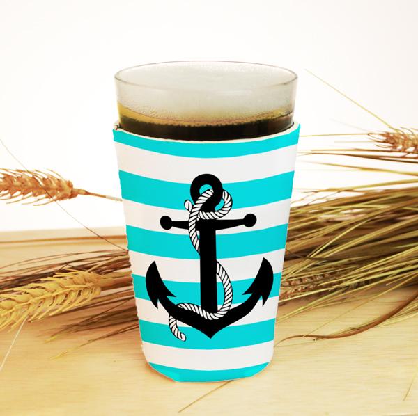 ADD YOUR NAME Pint Glass Cooler - Anchor