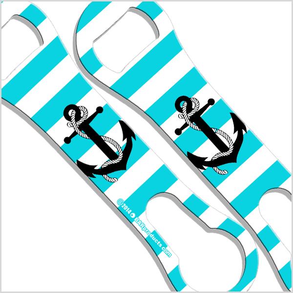 Anchor and Stripes V-Rod® Bottle Opener