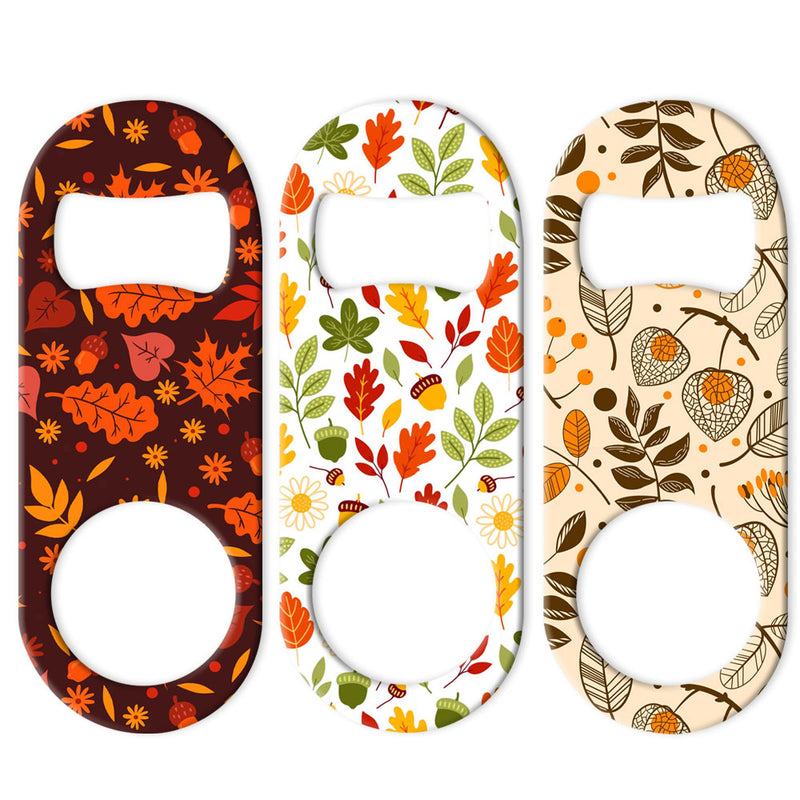 Autumn Pattern Mini Bottle Openers