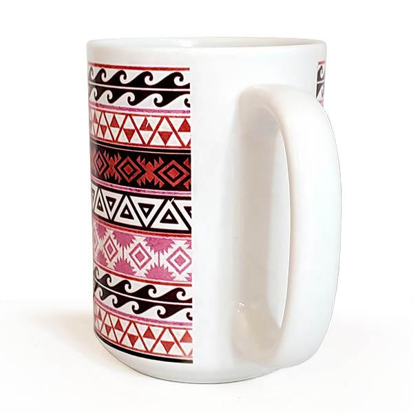 Aztec Pattern Ceramic Mugs - Color Variants - 15 oz