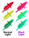 Plastic NEON Liquor Pourers - Color Options (12 Packs)