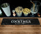 Customizable Printed Bar Mat - Classic Cocktails - 20" x 4"