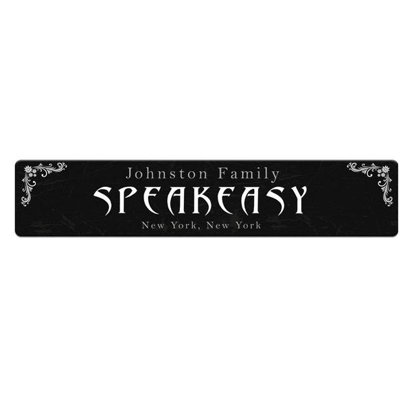 Customizable Printed Bar Mat - Speakeasy - 20" x 4"