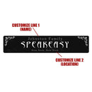 Customizable Printed Bar Mat - Speakeasy - 20" x 4"