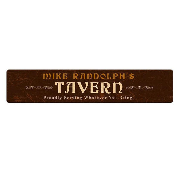 Customizable Printed Bar Mat - Tavern - 20" x 4"