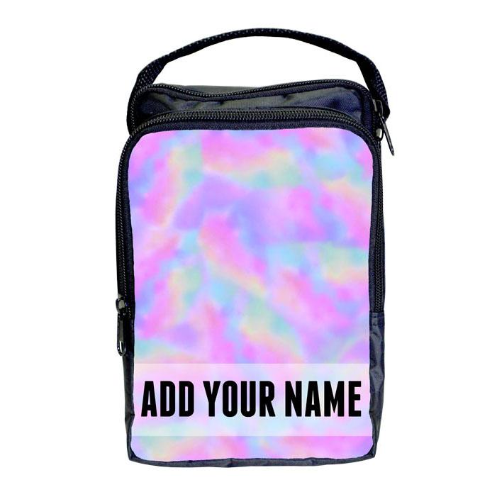 Bartender Tote Bag - ADD YOUR NAME Pastel Tie Dye Design