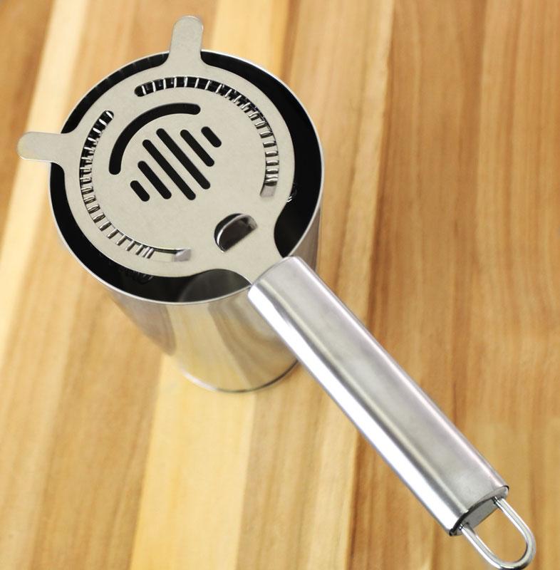 Barconic® 2 Prong Stainless Steel Handled Cocktail Strainer