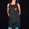 BarConic® Black Canvas Apron w/ Adjustable Straps